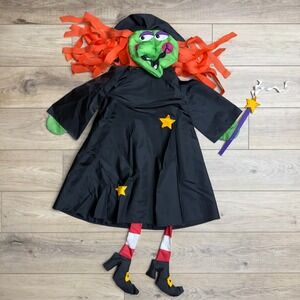 Vintage Witch Halloween Windsock Flag 3D 90's Windsport Yard‎ Decoration